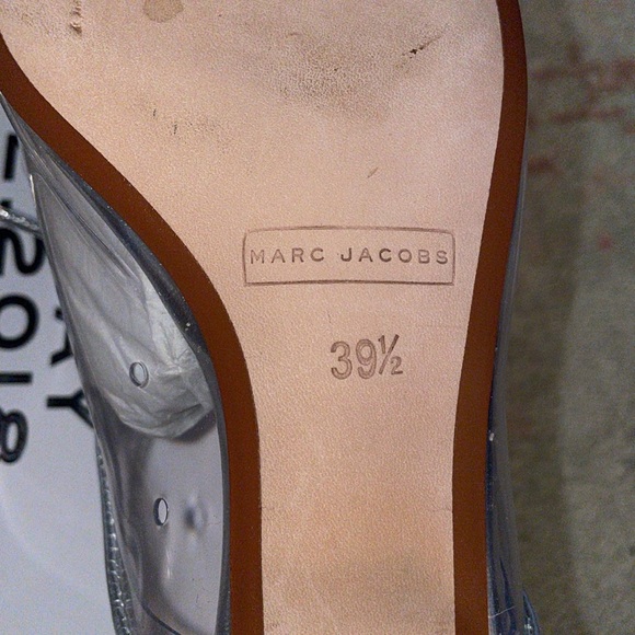 Marc Jacobs Runway Clear Cinderella Vinyl Shoes - Picture 10 of 11